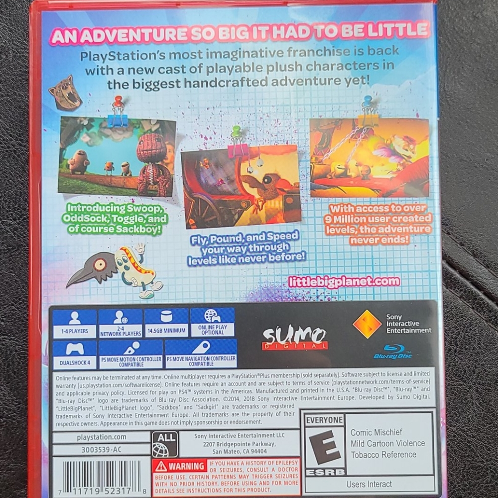 Little Big Planet 3 (PS4) - Picture 2 of 3
